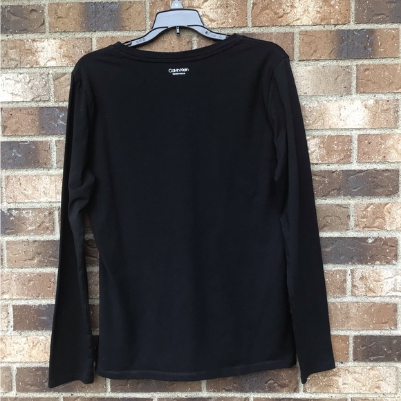 Calvin Klein Long Sleeve Tee Shirt, Sz. M - Picture 2 of 3